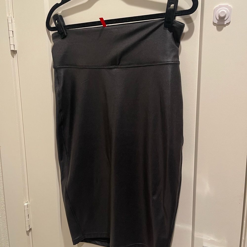 Spanx Faux leather pencil skirt